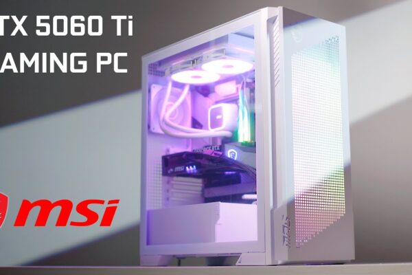 Here is our MSI Summer Gaming PC build with the RTX 5060i ti.